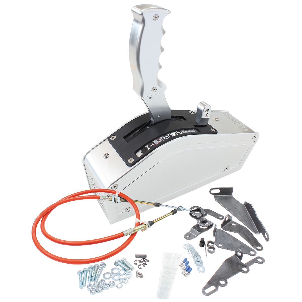 Aeroflow AF72-9012 Bang Shift PISTOL 2, 3 & 4 Speed Ratchet Shifter Silver Finish