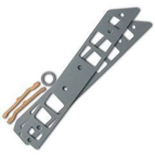SCE Gaskets SCE113115 Intake Manifold Gaskets Chev BB 396-454 2.5" x 1.8" No Top Bo;Lt
