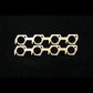 SCE Gaskets SCE4836 Gasket Ford Small Block 260-351W Pro Copper Embossed Exhaust Gaskets