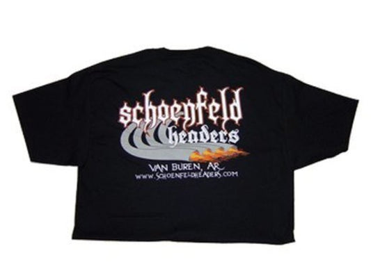 Schoenfeld SCH-0014-3 Headers T-Shirt X-Large Black