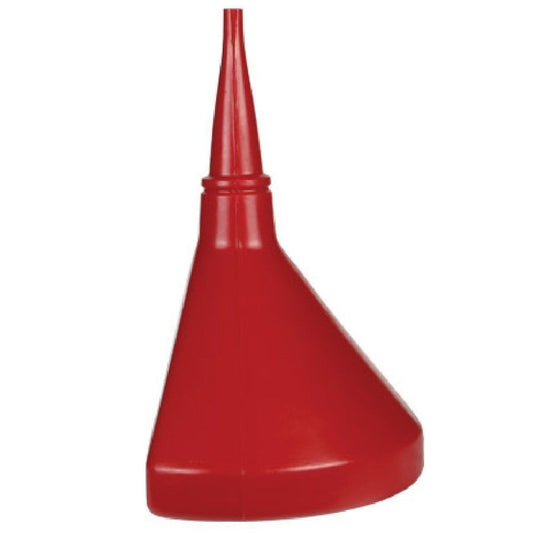 Scribner Plastics SCR6110R Scribner 14" D Shaped Fuel Funnel Red