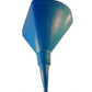 Scribner Plastics SCR6114B Scribner 8" Fuel Funnel D Shaped Blue