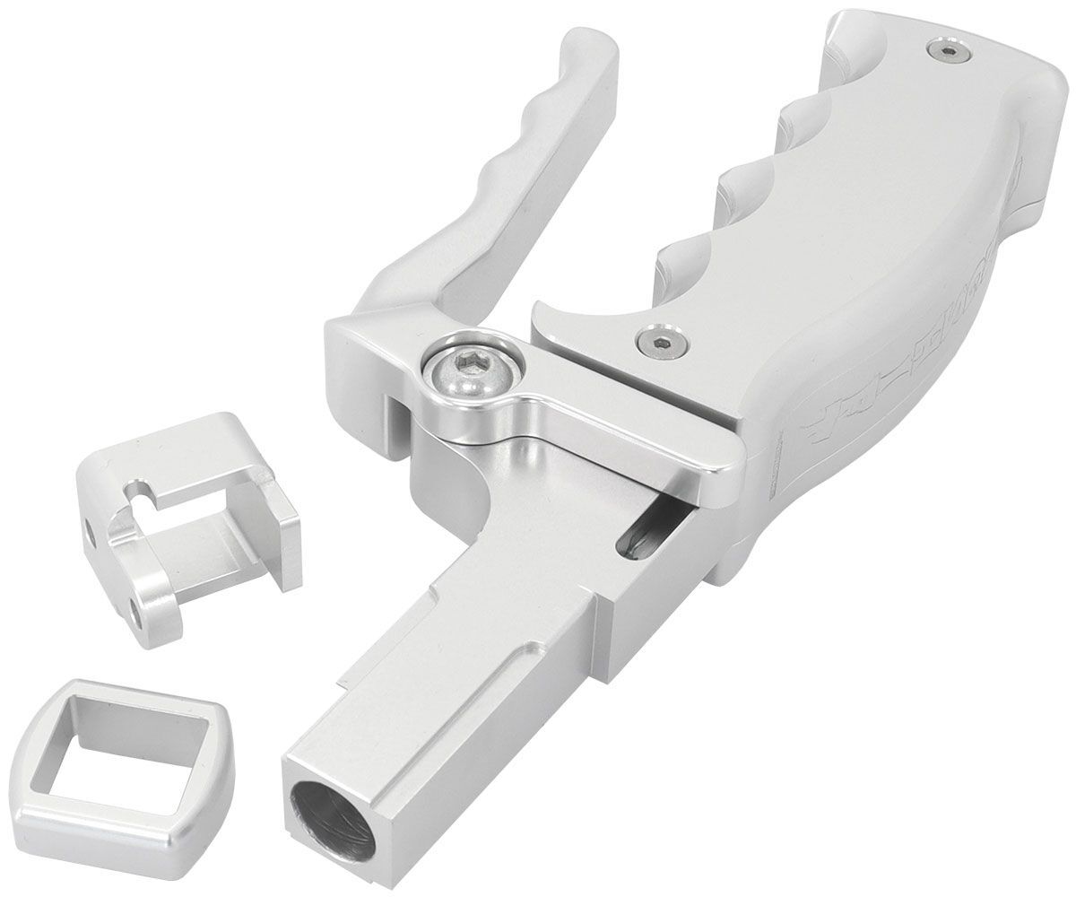 Aeroflow AF72-9105 Bang Shift Attack OEM Ford Mustang Shifter Handle - Silver Billet Factory Replacement Shifter Handle