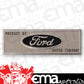 Scott Drake SDK-C5ZZ-6513208-T Ford Oval Logo Door Sill Emblem