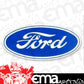 Scott Drake SDK-DF-361 3-1/2" Blue Ford Oval Logo Sticker
