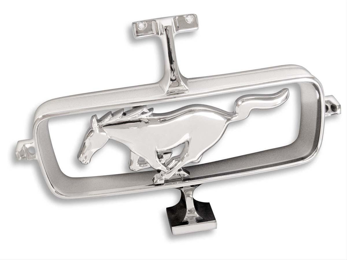 Scott Drake SDKC5ZZ-8213-AR 1964-65 Mustang Grille Emblem Chrome Running Pony