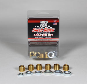 Speed Dawg SDW-SK500MET-6A Metric Brass Shift Knob Adapter Kit
