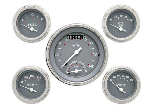 Classic Instruments SG35SLF SG 3-3/8" Ultimate & 2-1/8" Fuel, Oil, Temp