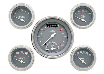 Classic Instruments SG35SLF SG 3-3/8" Ultimate & 2-1/8" Fuel, Oil, Temp