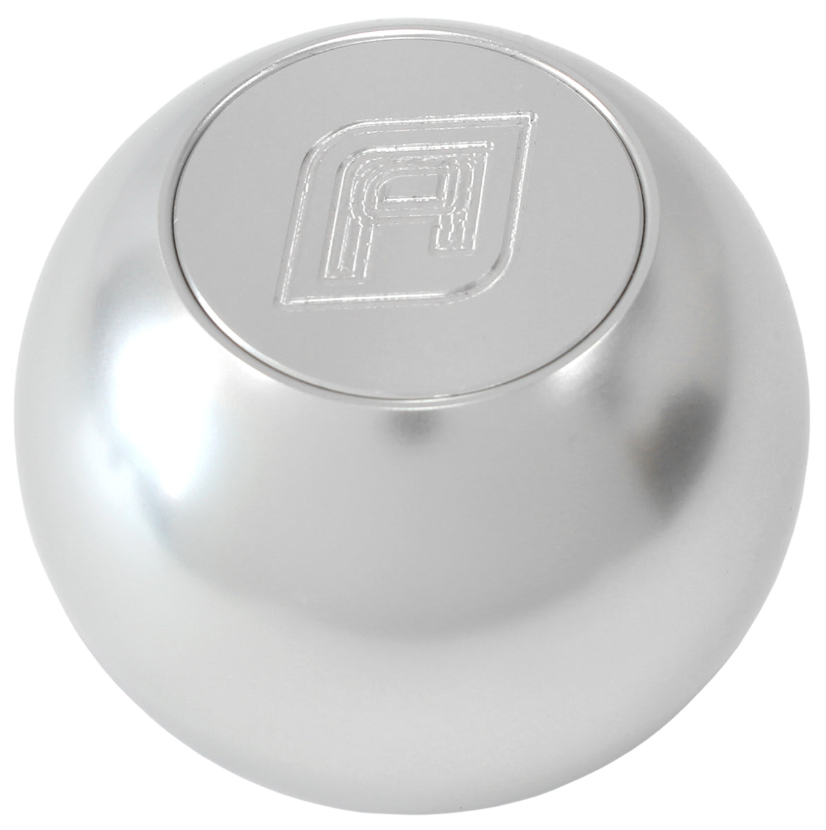 Aeroflow AF72-9900 BILLET ROUND SILVER GEAR KNOB SHIFT SHIFTER BALL 1/2"-20