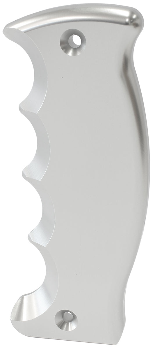 Aeroflow AF72-9910 BARE PISTOL GRIP SIDE PLATE PASSENGER HANDLE SILVER