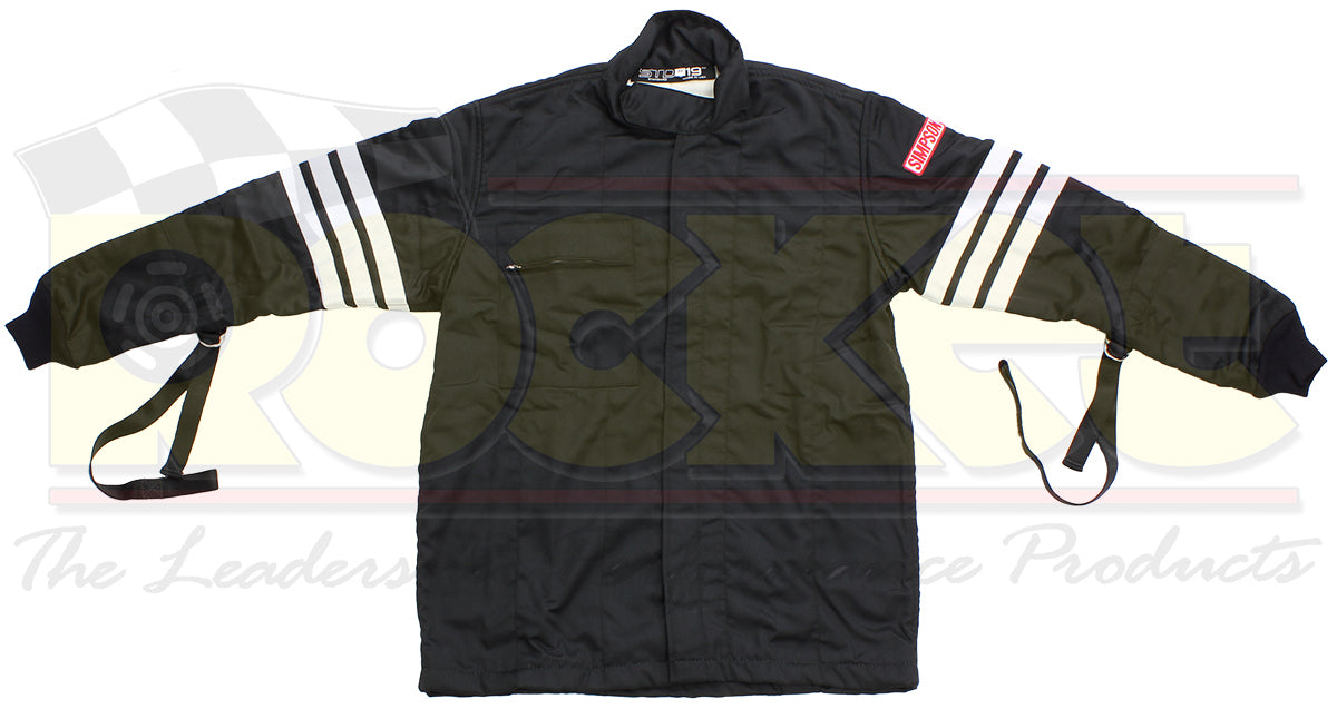 Simpson SI0402114 2 Layer Jacket Small Black