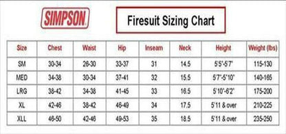 Simpson SI0402213 STD 19 Nomex 2-Layer Driving Pants Black Medium SFI 3.2A/5