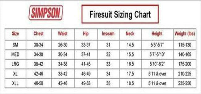 Simpson SI0403213 STD 19 Nomex 2-Layer Driving Pants Medium Red SFI 3.2A/5