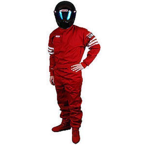 Simpson SI0403311 STD 19 Nomex 2-Layer 1 Piece Racing suit Large Red SFI 3.2A/5
