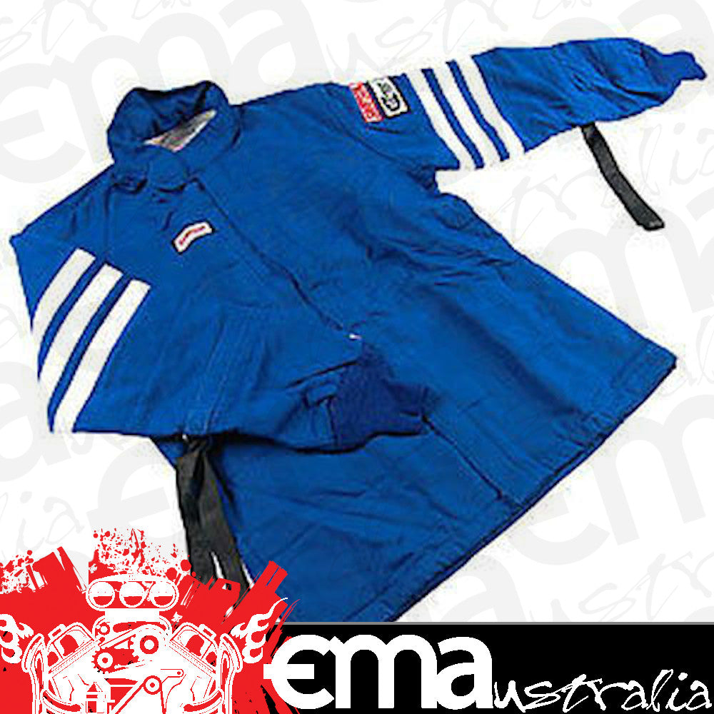 Simpson SI0404414 STD 19 Nomex 2-Layer Driving Jacket w/Arm Restraints xL Blue