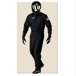 Simpson SI0602311 Supersport 2 Layer 1 Piece Nomex suit - Large Black SFI 5