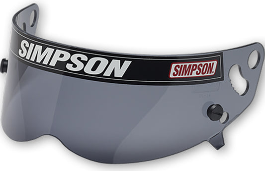 Simpson SI1021-12 Replacement Visor - Smoke x Bandit Diamondback Skull & Rx Helmets