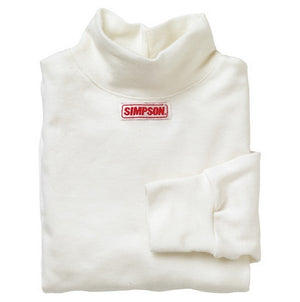 Simpson SI20100x Soft Knit Nomex Underwear x-Large White Top Short Sleeve SFI ApprOved