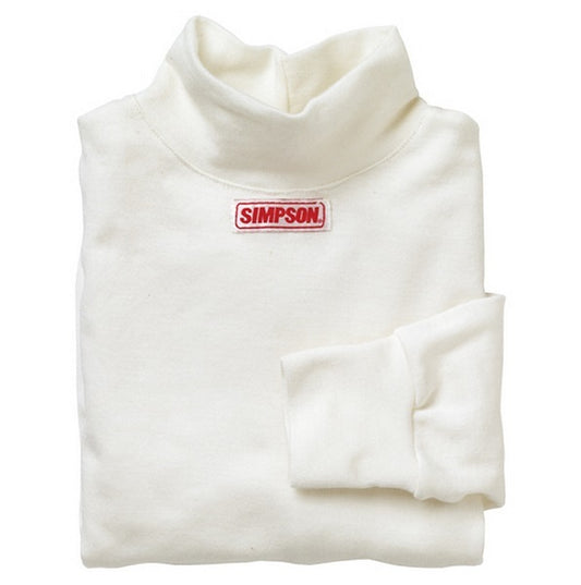 Simpson SI20100x Soft Knit Nomex Underwear x-Large White Top Short Sleeve SFI ApprOved