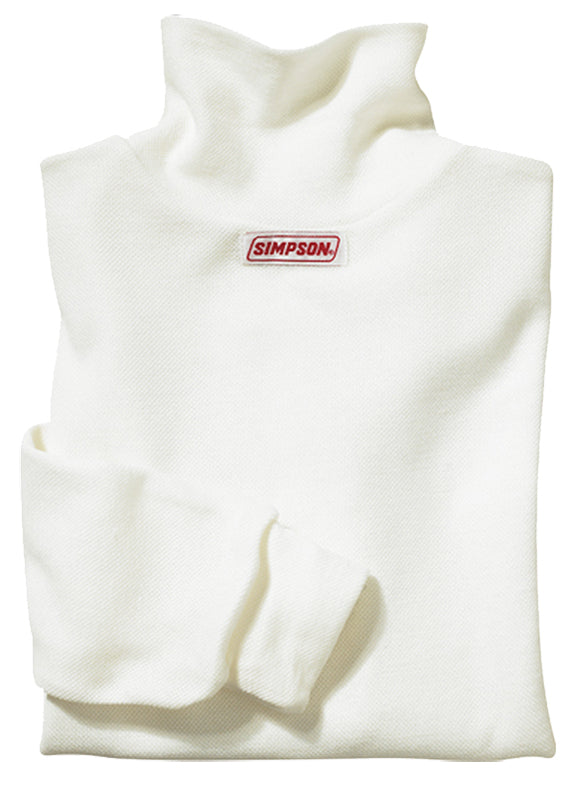 Simpson SI20102S Soft Knit Nomex Underwear Small White Top SFI & Fia ApprOved