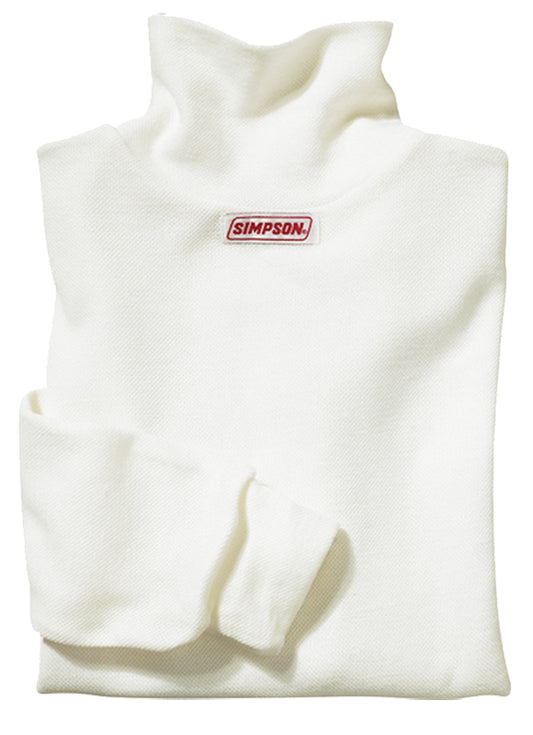 Simpson SI20102S Soft Knit Nomex Underwear Small White Top SFI & Fia ApprOved
