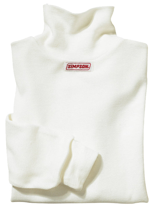 Simpson SI20102xL Soft Knit Nomex Underwear x-Large White Top SFI & Fia ApprOved