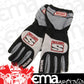 Simpson SI20400MK V-Grip GlOve Nomex/Leather SFI 3.3/5 Size Medium Black