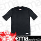 Simpson SI20602M Carbonx Underwear Medium Black Top Crew Neck Short Sleeve SFI ApprOved