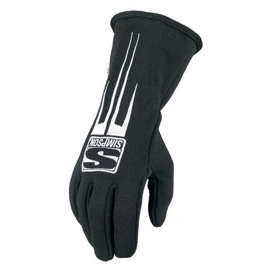 Simpson SI20800SK Predator GlOves Nomex/Leather SFI 3.3/5 Size Small Black