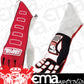 Simpson SI21300MR Competitor Nomex Driving GlOves SFI 3.3/5 Size Medium Red