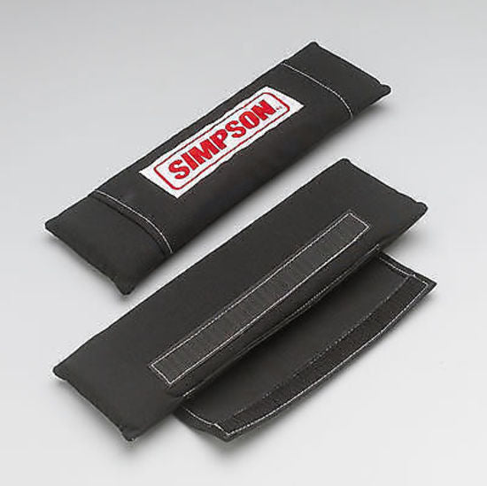 Simpson SI23020BK Nomex Shoulder Harness Pads Black 1 (pair)