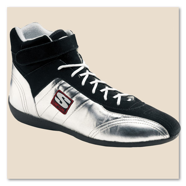 Simpson SI23070BK Speedway HeatsHEIld Nomex Driving Shoe SFI 3.3/5 Size 7 Black