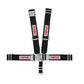 Simpson SI29064BK-PP 5 Point Harness Black 55" Latch & Link Pull Down Wrap Around Bar Mount Black Lightweight Aluminium Hardware