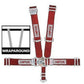 Simpson SI29064R Latch & Link 55" 5 Point Harness Pull Down Rollbar Mount Red