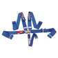 Simpson SI29066BL L & L Sprintcar 5 Point Harness Wrap Around Pull Down Blue