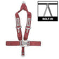 Simpson SI29074R Latch F/x 62" 5-Point V-Harnes Seat Belt - Pull Down Type Red