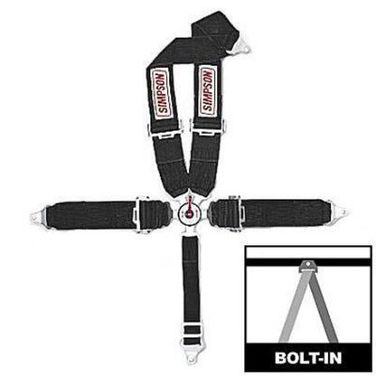 Simpson SI29108BK Camlock 55" V Harness Pull Down Rollbar Mount Black