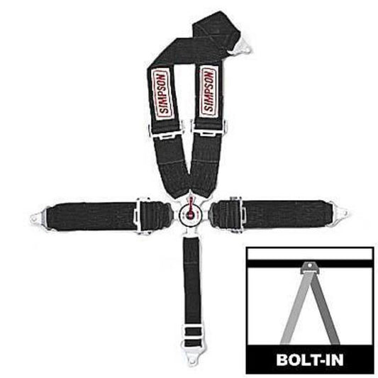 Simpson SI29108BK Camlock 55" V Harness Pull Down Rollbar Mount Black
