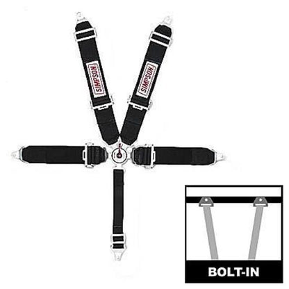 Simpson SI29110BK Camlock 55" 5 Point Harness Pull Down Floor Mount Black