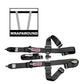 Simpson SI29112BK Camlock 55" 5 Point Harness Pull Down Roll Bar Mount Black