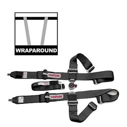 Simpson SI29112BK Camlock 55" 5 Point Harness Pull Down Roll Bar Mount Black