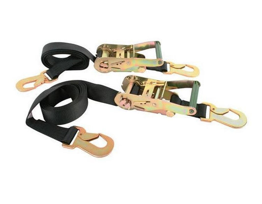 Simpson SI35007BK Ratchet Tie Downs 8 Feet x 2" Wide Black 1 (pair)