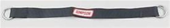 Simpson SI35008 Tow Strap 15 Foot Long x 2 Inch Wide 4800Lb Rated Black