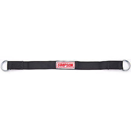 Simpson SI35010BK Tie Down AxLe Strap 4000 Lbs Rated 2Ft Long x 2" Wide Black