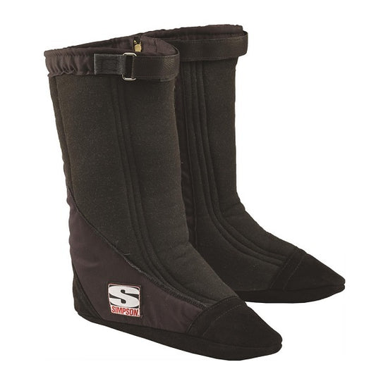Simpson SI37020-ML Drag Boots Black SFI-20 Medium Large suit Fc w/ Shoe Size 8-1/2 to 10