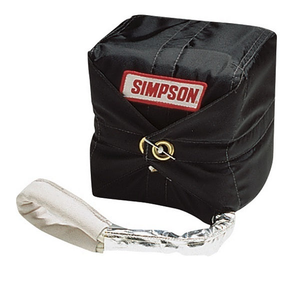 Simpson SI42020BK Racing Skyjacker Parachute 10Ft Drag Chute 200Mph Black