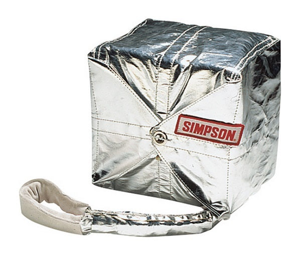 Simpson SI42020RS Si42020R/S 10' Sky Jacker Drag Chute Red Chute w/ Aluminised Silver Pack up to 200 Mph