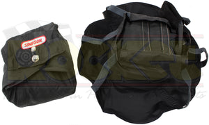 Simpson SI42040BK 10' Air Boss Chute Only Black Chute w/ Black Nylon Pack up to 200 Mph