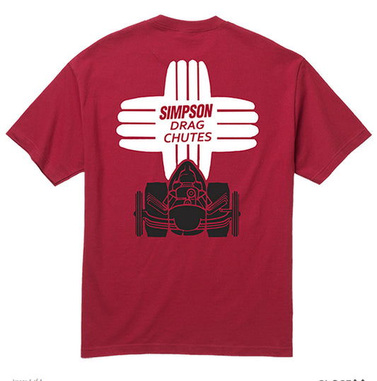 Simpson SI43057M 2015 Drag Chute Tee Red Medium